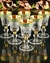 SET VASOS CRISTAL TURQUESA GOLD IRIS/ 8 PIEZAS - comprar online