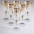 Taças 6 Peças Conjunto de Copos de Vidro – NARIN OURO 7862