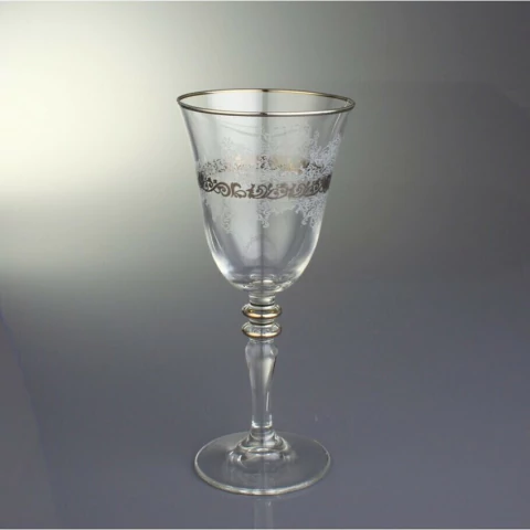 Taças 6 Peças Conjunto de Copos de Vidro – ESTEL PLATINA 8727