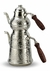 Turkish Ultra Copper Tea Pot Set Ottoman Style / Double 007 - buy online