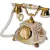 Telefone Classico Decorativo Antigo Com Porcelana (Brisa) XI