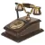 Telefone Classico Madeira Com Couro (Escritório) E