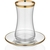 Xicaras De Chá Turca 18 Peças Sila Gold– Luxury Glass Set