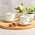 Xicaras de Café – Forever Love Porcelana 4 Peças - Violeta
