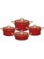 Conjunto de Panela Sweet Premium / 4 Peças Mentol Graye QWPS393 - Sea And Cherry
