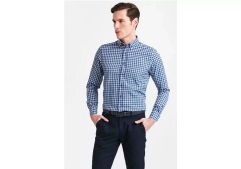 Camisa Masculino Normal Fit – Indigo - 4XL