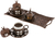 Ottoman Turkish Coffee Cups for 2 People - SEAZ802C1L61