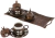 Tazas de café turco otomano para 2 personas - SEAZ802C1L61