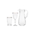 Conjunto de vidro Jamie Gold Aro 25 peças