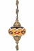 Authentic Turkish Mosaic Chandelier - Mix Color CTS7946U
