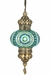 LUSTRE DE MOSAICO TURCO VERDE BHM045 - comprar online