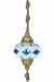 Lámpara de araña de mosaico turco auténtica - Bleu&White Love XD7001 BW - comprar online