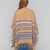 Poncho Feminino – Marrom Pieces Tone Cape on internet