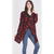 Cardigan Feminino Com Flores – Preto