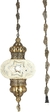 Lustre de Mosaico Turco Autêntico Branco 25 cm Diametro Mosaico – YYTK450036 - comprar online