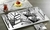 Turkish Tea Cup Set / Ela - 40 Pieces - A5SL02