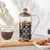 Grão de Café Prensa Francesa Flor Preta 350 Ml