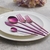 Conjunto de talheres Karaca Orion Purple 30 peças para 6 pessoas - comprar online