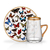 Tazas de té turco Tarabya Butterfly 12 piezas