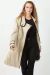Jaqueta Couro Cordeiro Genuínoa Alaska Gabardina Para Feminino - Sea And Cherry