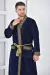 Roupão de Banho Origem Turca Para Masculino / Şehzade 100% Algodão Orgânico Bordado Jacquard 1 Peça - HVL064