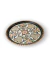 Juego de tazas de té de cobre de estilo turco / SN071 - Sea And Cherry