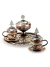 Juego de tazas de té de cobre de estilo turco / SN071