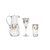 Conjunto de vidro Blue Blush 25 peças
