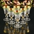 Taças 6 Peças Conjunto de Copos de Vidro – MOSAICO OURO 8508