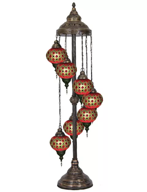 LÂMPADA DE ANDAR MOSAICO TURCO (Top NO19-7)