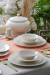 Acar Porcelain Dinnerware Sets for 12 People - 60 pieces - KACR5102 - Sea And Cherry