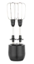 Senhor. Conjunto de liquidificador Chef Trella preto - online store