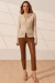 Cardigan de Caxemira de Lã Australiana Para Feminino Amelia Manga Longa Com Capuz - SEASLC079022 on internet