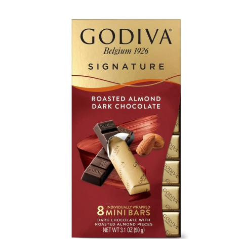Chocolate Godiva Signature Mini Bars (Importado) 90 gr