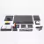 Conjunto de Nome de Mesa e Proteção de Couro de Mesa Preto Luxo