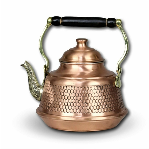 Turkish Ultra Copper Tea Pot Ottoman Style / 019
