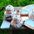 Turkish Ultra Copper Tea Pot Set Ottoman Style / Double 012 - Sea And Cherry