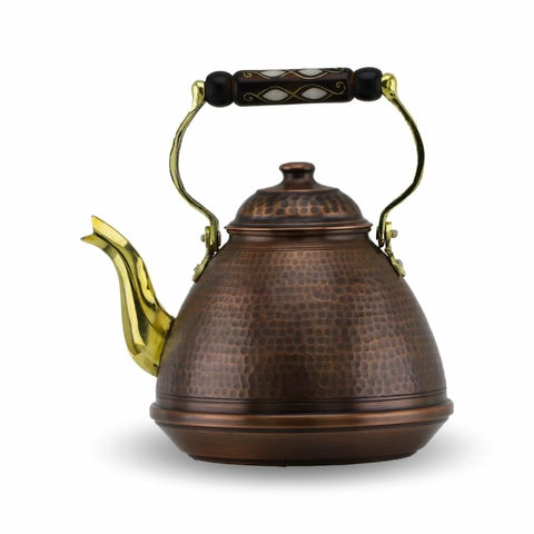 Turkish Ultra Copper Tea Pot Ottoman Style / 026