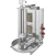 Barbacoa turca Doner Kebab 2 radianes calentada con gas tipo industrial - AZSRM1054 - comprar online
