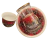 Tazas de Té Turco Doradas 1111 Hechas a Mano - 3 PIEZAS