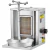 Barbacoa turca Doner Kebab 1 radian calentada con gas tipo hogar - AZSRM1052