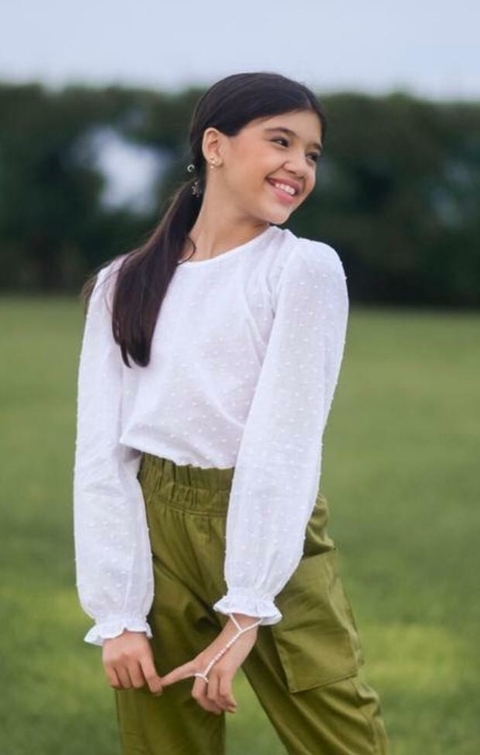 camisa manga longa branca