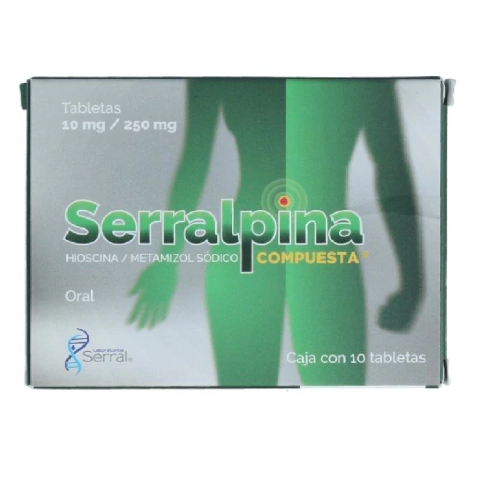 SERRALPINA COMPUESTA 10/250MG TAB C/10 *SRR*