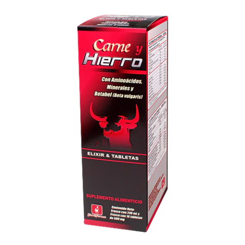 CARNE Y HIERRO ELIXIR&TAB 240ML/C/16 *FTF*