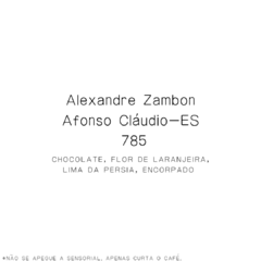 Café Microlote Alexandre Zambon na internet
