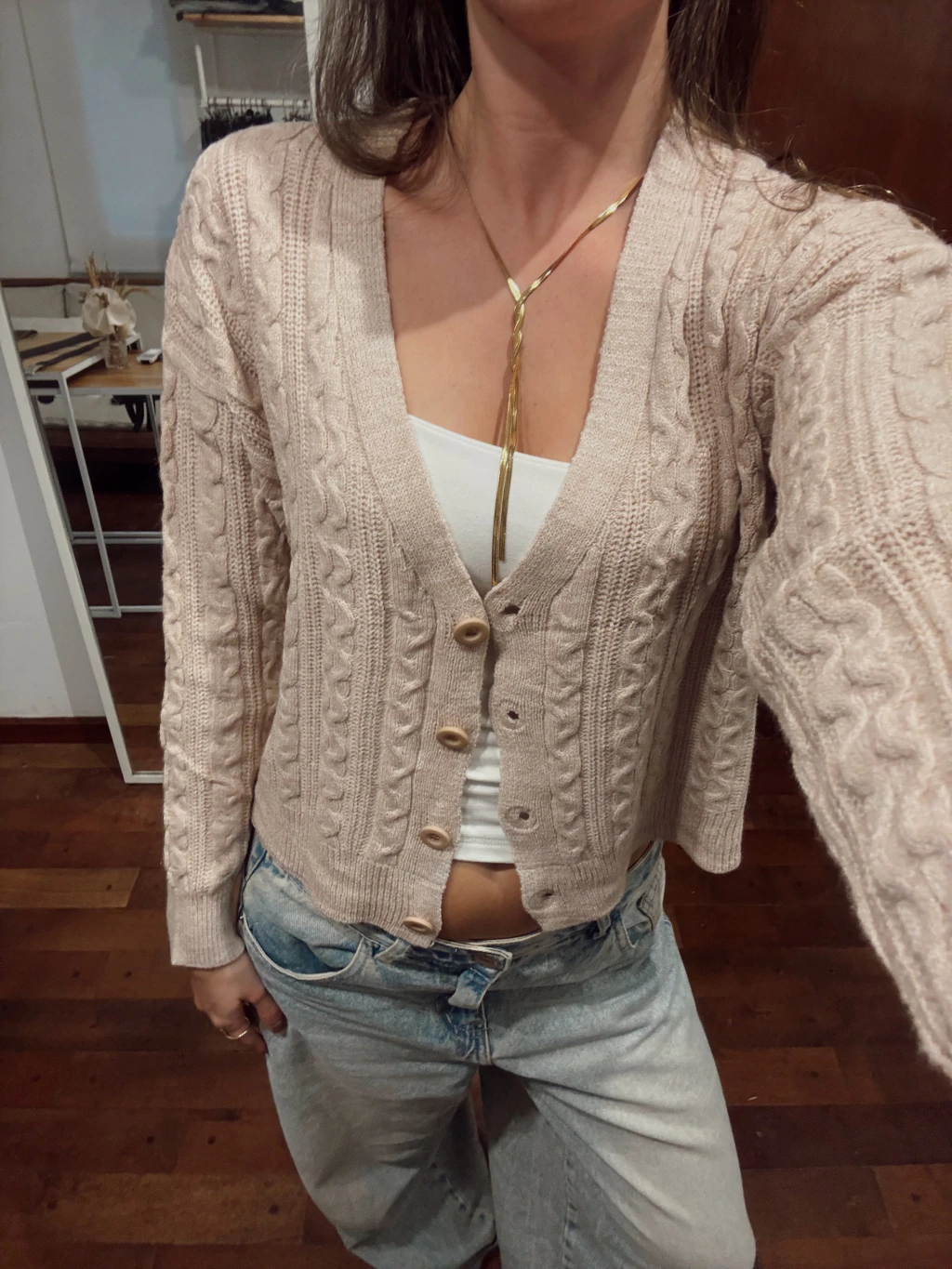 sweater agnes beige