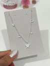 Colar estrela e ponto de luz