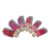 Kit 6 lip Gloss Magic Glitter Picolé Febella LG40511