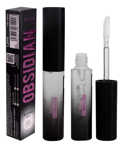 Óleo Labial Hydra Oil Cor 01 Obsidian Ruby Rose Hb-7300