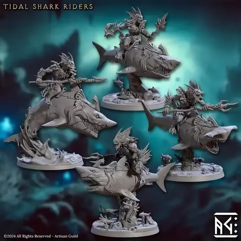Cavaleiros de Tubarões das Marés